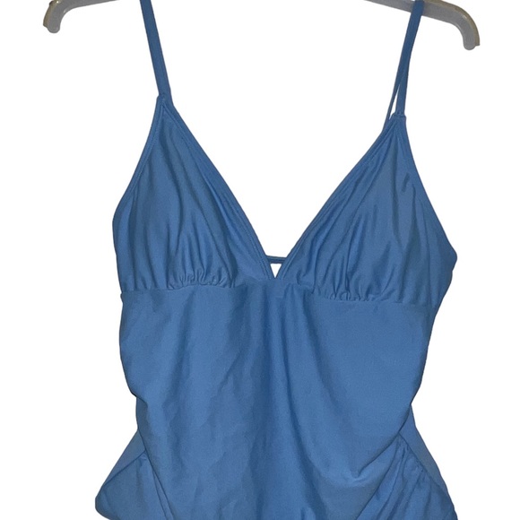 New Blue One Piece Lg Swimsuit - Picture 2 of 3